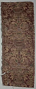 Brocaded Textile by Unknown Artist