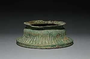 Bronze Volute Krater Base by Unknown Artist