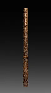 Brush with Carved Design by Unknown Artist