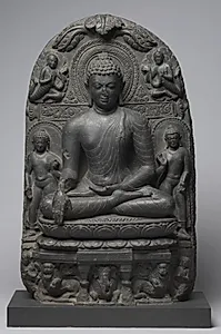 Buddha Calling on Earth to Witness by Unknown Artist