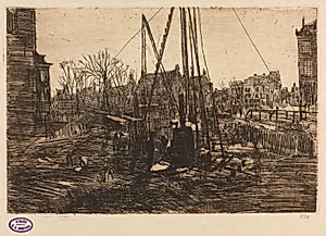 Building Site, Amsterdam by George Hendrik Breitner (Dutch, 1857–1923)