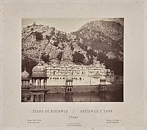 Buktawur's Tank, Ulwur by Louis-Théophile Marie Rousselet (French, 1845–1929)