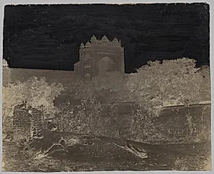 Buland Darwaza with Figure by Dr. John Murray (Scottish, 1809–1898)