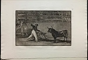 Bullfights:  Origin of the Harpoons or Banderillas by Francisco de Goya (Spanish, 1746–1828)