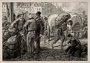 Burden Bearers by Paul Gavarni (French, 1804–1866)