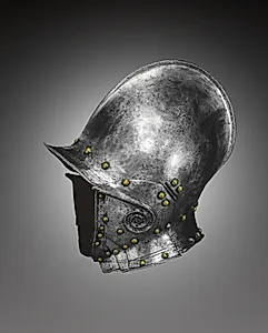 Burgonet with Hinged Cheek Pieces by Unknown Artist