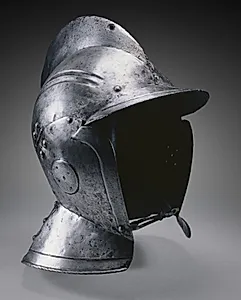 Burgonet with Hinged Cheek Pieces by Unknown Artist