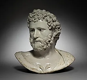 Bust of a Classical Hero or Emperor by Girolamo della Robbia (Italian, 1488–1566)