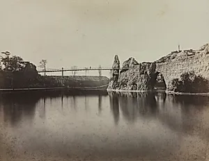 Buttes Chaumont, Paris by Charles Soulier (French, 1840–1875)