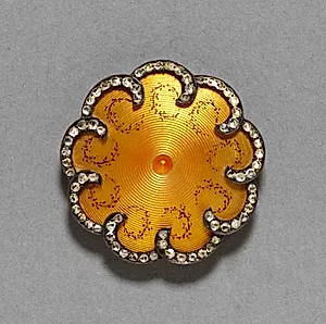Button by Peter Carl Fabergé (Russian, 1846–1920)