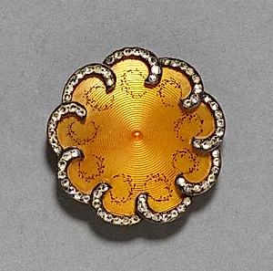 Button by Peter Carl Fabergé (Russian, 1846–1920)