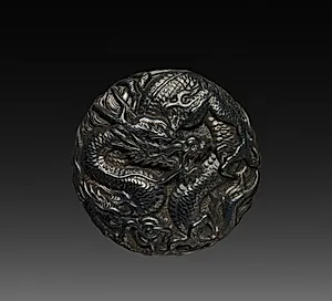 Button with Dragon by Unknown Artist