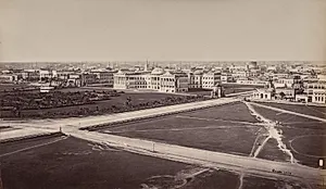 Calcutta. General View. Government House in the Foreground by Samuel Bourne (British, 1834–1912)