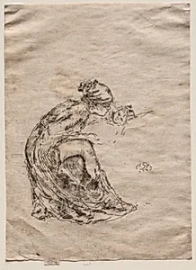 Cameo, No. 1 (Mother and Child) by James McNeill Whistler (American, 1834–1903)