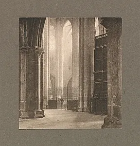 Camera Work: Height and Light in Bourges Cathedral by Frederick H. Evans (British, 1853–1943)