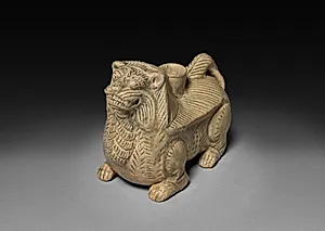 Candlestand in the Shape of a Chimera Bixie by Unknown Artist