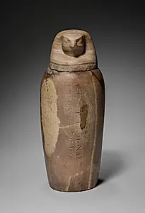Canopic Jar with Falcon's Head by Unknown Artist