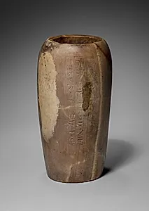 Canopic Jar with Falcon's Head by Unknown Artist