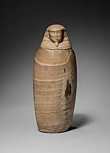 Canopic Jar with Man's Head by Unknown Artist