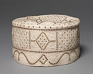 Cap (kofia ya kiua or barghashia) by Unknown Artist