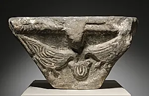Capital with Birds by Unknown Artist