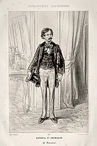 Caporal et Chemisier by Paul Gavarni (French, 1804–1866)