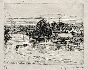 Cardigan Bridge by Francis Seymour Haden (British, 1818–1910)