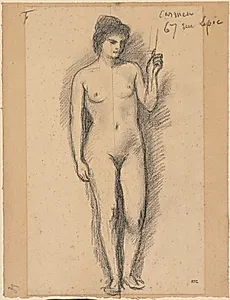 Carmen by Pierre Puvis de Chavannes (French, 1824–1898)