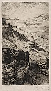 Carrirères d'Amérique pres Paris by Auguste Louis Lepère (French, 1849–1918)