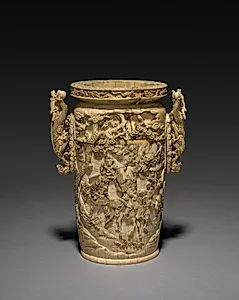 Carved Vase by Unknown Artist