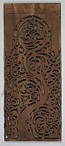 Carved Wood Panel by Unknown Artist