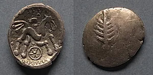 Catti Stater: Tree Symbol on Plain Field (obverse); Horse and Wheel (reverse) by Unknown Artist