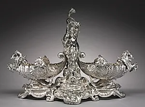 Centerpiece from the Nereid Service by Goldsmith's & Silversmith's Company (British)