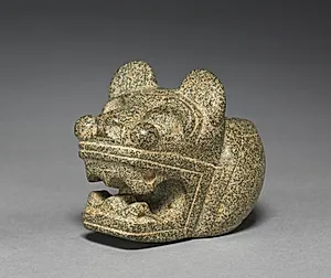 Ceremonial Mace (Club) Head: Feline (Jaguar?) by Unknown Artist