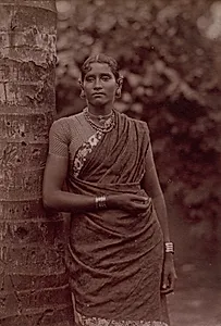 Ceylonese Woman by Scowen & Co. (British, active Ceylon, 1876–1895)