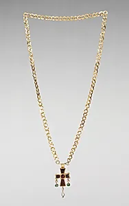 Chain with Pendant Cross by Unknown Artist