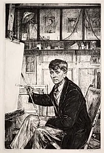 Charles Cundall by Francis Dodd (British, 1874–1949)