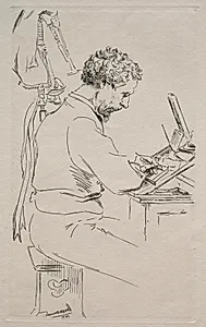 Charles Kean by Félix Bracquemond (French, 1833–1914)