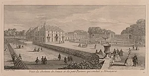 Chateau and Garden of Seaux by Jacques Rigaud (French, 1681–1754)