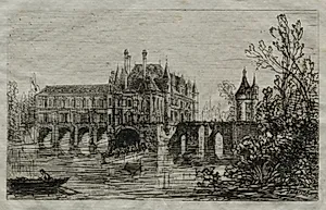Château de Chenonceau by Maxime Lalanne (French, 1827–1886)