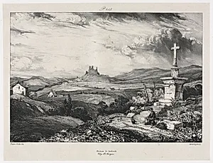 Château de Larderole by Eugène Isabey (French, 1803–1886)