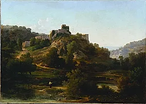 Châteauvieux-sur-Suran by Antoine-Claude Ponthus-Cinier (French, 1812–1885)