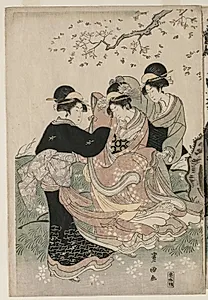 Cherry Blossoms in the Wind