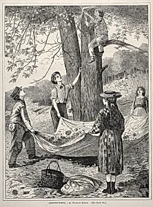 Chestnutting by Winslow Homer (American, 1836–1910)