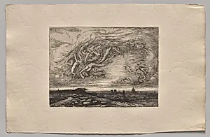 Cholera in Paris by Nicolas-François Chifflart (French, 1825–1901)