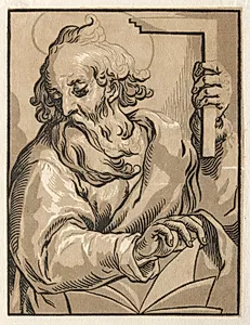 Christ and the Apostles: St. Thomas  (with the Square)