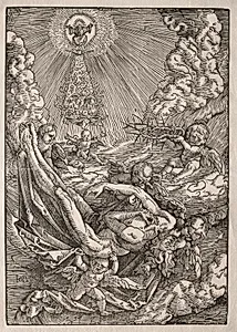 Christ Carried to Heaven by Angels