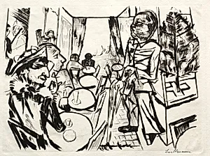 Christmas 1919 by Max Beckmann (German, 1884–1950)