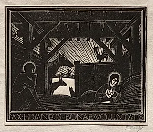 Christmas Gifts:  Dawn by Eric Gill (British, 1882–1940)