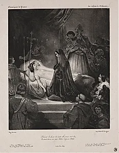 Chronicles of France:  The Children of Clodomir by Eugène François Marie Joseph Devéria (French, 1805–1865)